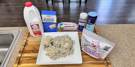 🐖 Bacon-Fortified Sausage Gravy — Powered by the Piggy Pouch
