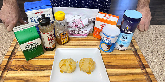 🥓 Flaky Bacon Fat Biscuits
